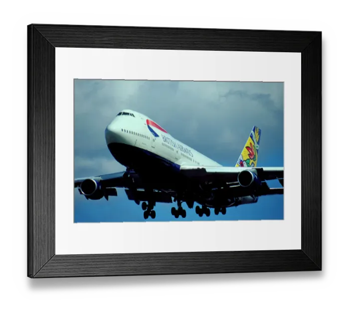 Framed Print : Boeing 747-200