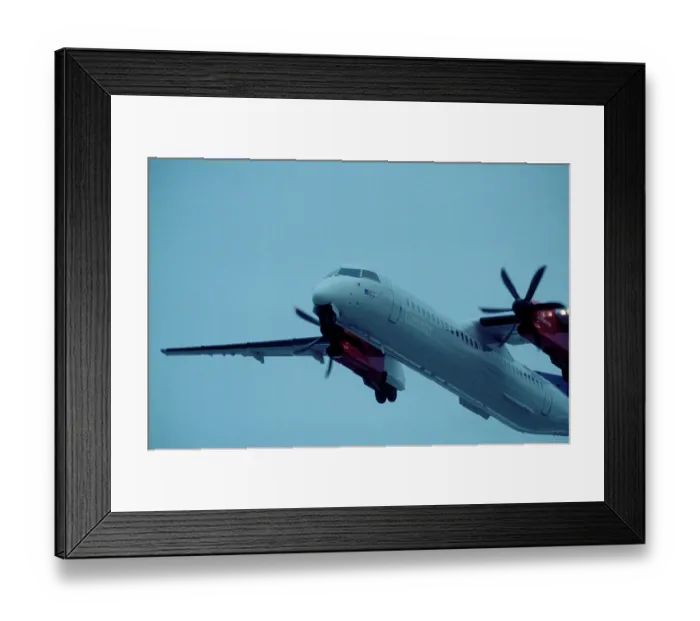 Framed Print : DH Dash 8 Q400 Framed Print : DH Dash 8 Q400