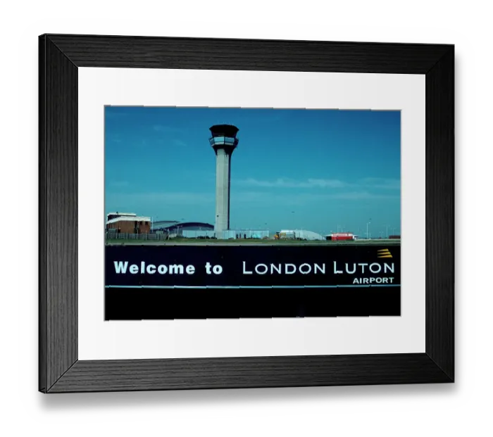 Framed Print : Airports: Luton