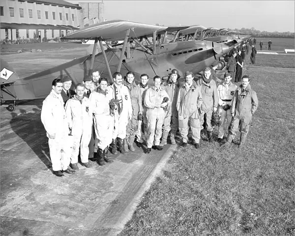 Hawker Fury and crew Tangmere 1938