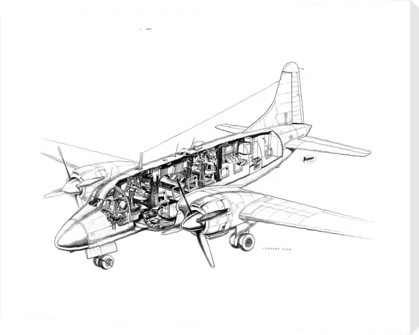 Vickers Varsity Cutaway Drawing