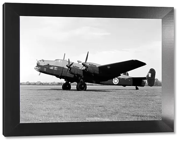 Handley Page, HP, Halifax, Mk1, L9601, RAF, UK, 1941, 1940s, Historical, Military, Ground, 3 / 4 Front, Bomber