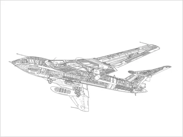 Handley Page Victor B1 Cutaway Drawing