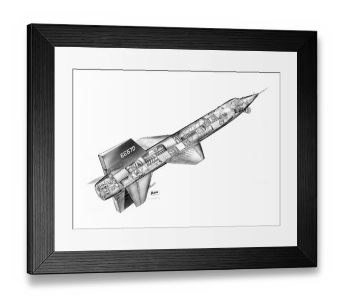 Framed Print : North American X-15 Cutaway Drawing Framed Print : North American X-15 Cutaway Drawing