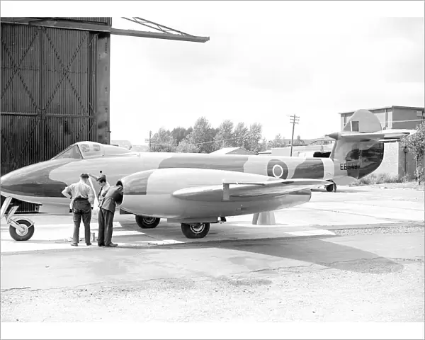 Gloster Meteor F4 held the world speed record of 616mph at Tangmere 1946