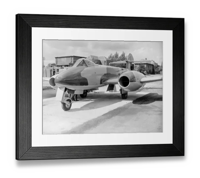 Framed Print : Gloster Meteor MK 4 EE549 RAF Tangmere 01 / 08 / 46 (c) Flight Framed Print : Gloster Meteor MK 4 EE549 RAF Tangmere 01 / 08 / 46 (c) Flight