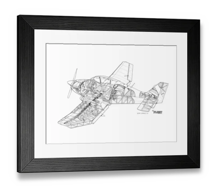Framed Print : Robin DR 380 Prince Cutaway Drawing Framed Print : Robin DR 380 Prince Cutaway Drawing