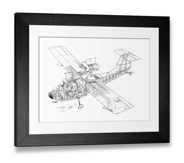 Framed Print : Thurston Teal Cutaway Drawing Framed Print : Thurston Teal Cutaway Drawing