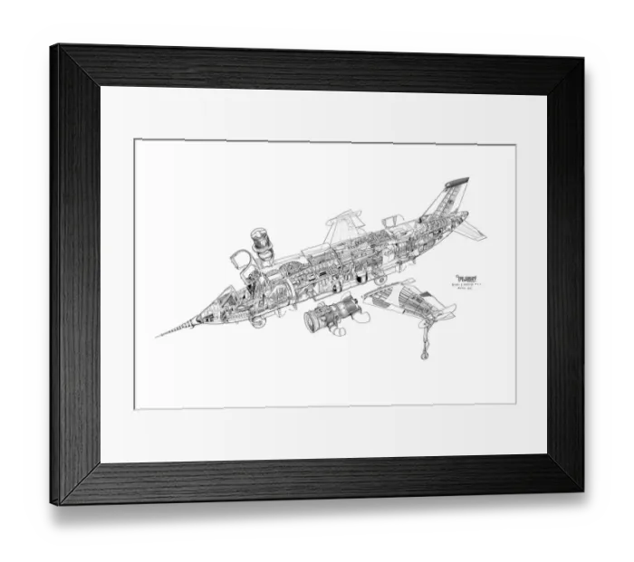 Framed Print : VFW Vak-191B Cutaway Drawing Framed Print : VFW Vak-191B Cutaway Drawing