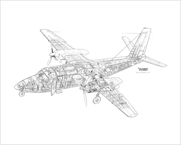 Rockwell Turbo 690 Cutaway Drawing