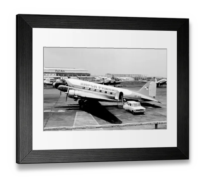 Framed Print : Douglas DC3 taken at Panama Tocumen Airport in Panama City Framed Print : Douglas DC3 taken at Panama Tocumen Airport in Panama City