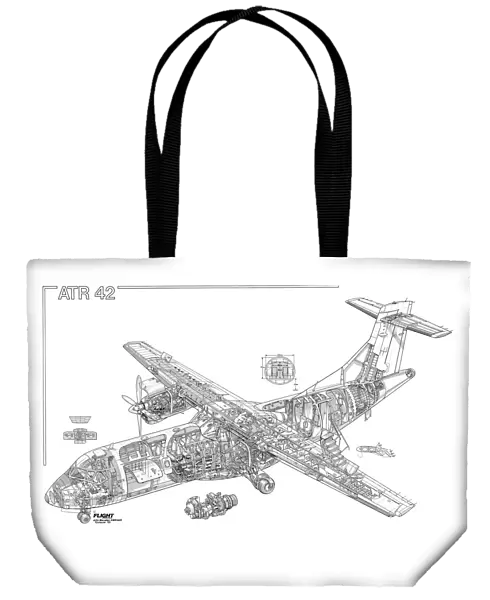 ATR 42 Cutaway Drawing