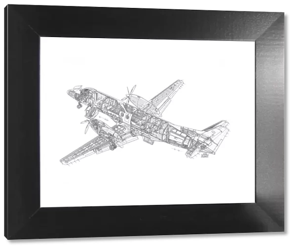 BAe Jetstream 41 Cutaway Drawing