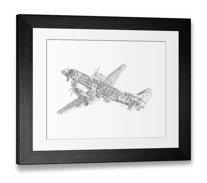 Framed Print : BAe Jetstream 41 Cutaway Drawing Framed Print : BAe Jetstream 41 Cutaway Drawing