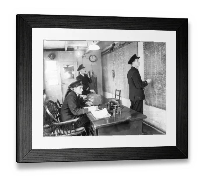 Framed Print : ATC controllers 1948 Framed Print : ATC controllers 1948