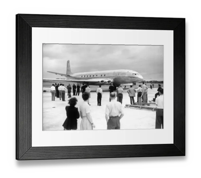 Framed Print : DH Comet 1 first appearance of prototype Framed Print : DH Comet 1 first appearance of prototype