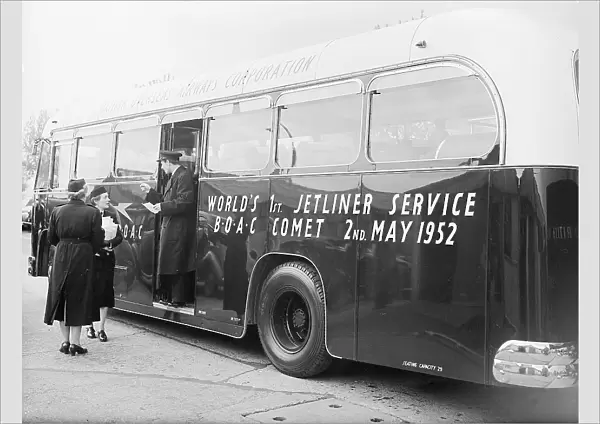 BOAC Passenger Bus - first jet passenger service 2nd may 1952