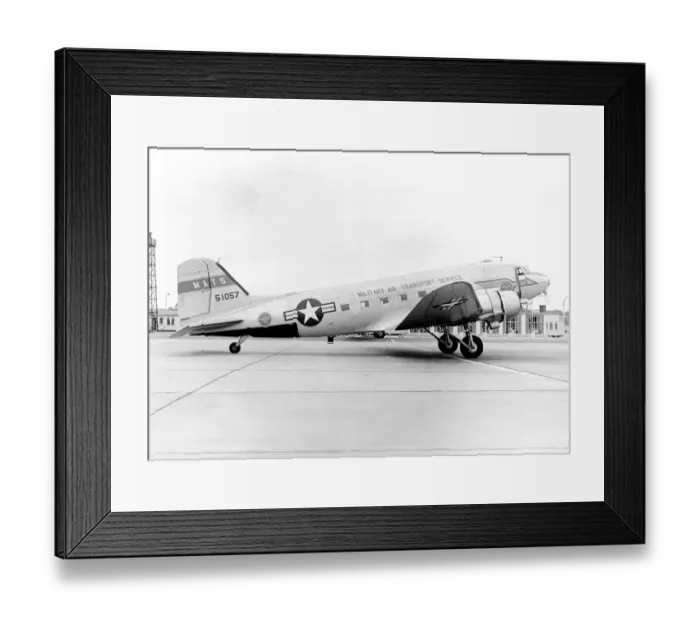 Framed Print : Douglas C-47 51057 MATS (c) The Flight Collection Not to be reproduced without permission Framed Print : Douglas C-47 51057 MATS (c) The Flight Collection Not to be reproduced without permission