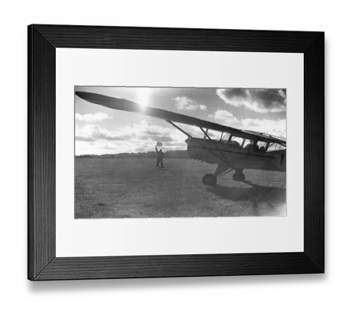 Framed Print : Auster Autocrat at Daily Express Air race Aug 1952 Framed Print : Auster Autocrat at Daily Express Air race Aug 1952