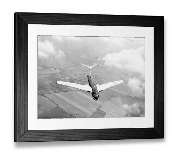 Framed Print : Handley Page HP80 Victor Prototype WB771 SBAC 1953 (c) The Flight Collection No to be reproduced without permission Framed Print : Handley Page HP80 Victor Prototype WB771 SBAC 1953 (c) The Flight Collection No to be reproduced without permission
