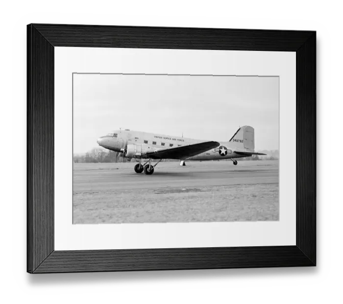 Framed Print : douglas C-47 348792 USAF (c) The Flight Collection Not to be reproduced without permission Framed Print : douglas C-47 348792 USAF (c) The Flight Collection Not to be reproduced without permission