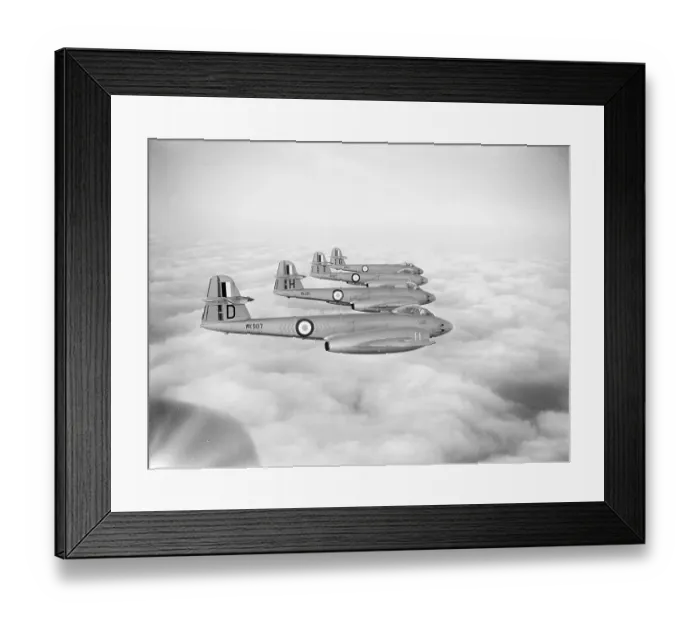Framed Print : Gloster Meteor Mk8 Framed Print : Gloster Meteor Mk8