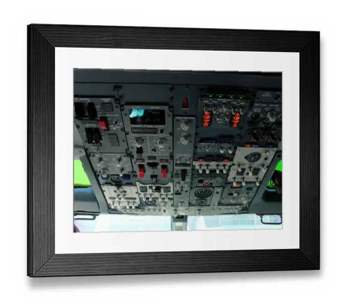 Framed Print : Cockpit Controls Framed Print : Cockpit Controls