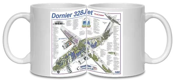 Dornier 328Jet Cutaway Poster