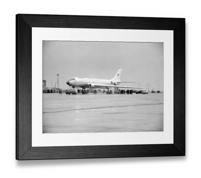 Framed Print : Tupolev Tu-104 Aeroflot CCCP-N5400 Heathrow 1956 (c) Flight Framed Print : Tupolev Tu-104 Aeroflot CCCP-N5400 Heathrow 1956 (c) Flight