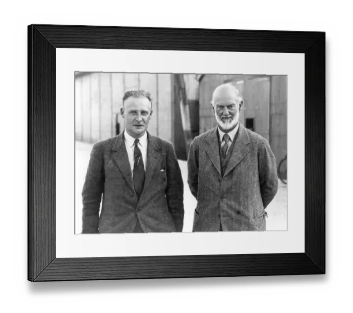Framed Print : RF Mitchell and Henry Royce Framed Print : RF Mitchell and Henry Royce