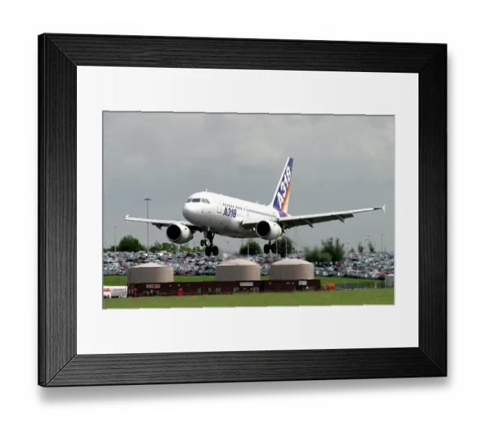 Framed Print : F-WWIA. A.318 short final Rwy 33 for a touch and go Framed Print : F-WWIA. A.318 short final Rwy 33 for a touch and go
