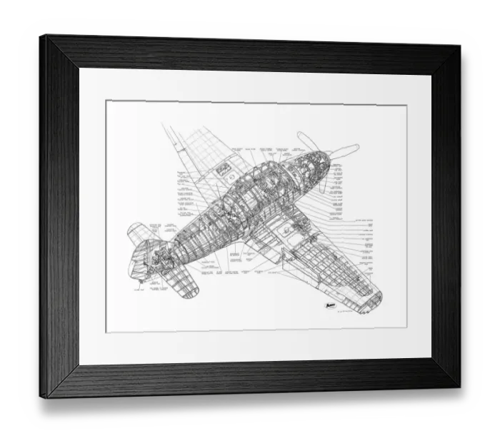 Framed Print : Avro 701 Athena Cutaway Drawing Framed Print : Avro 701 Athena Cutaway Drawing