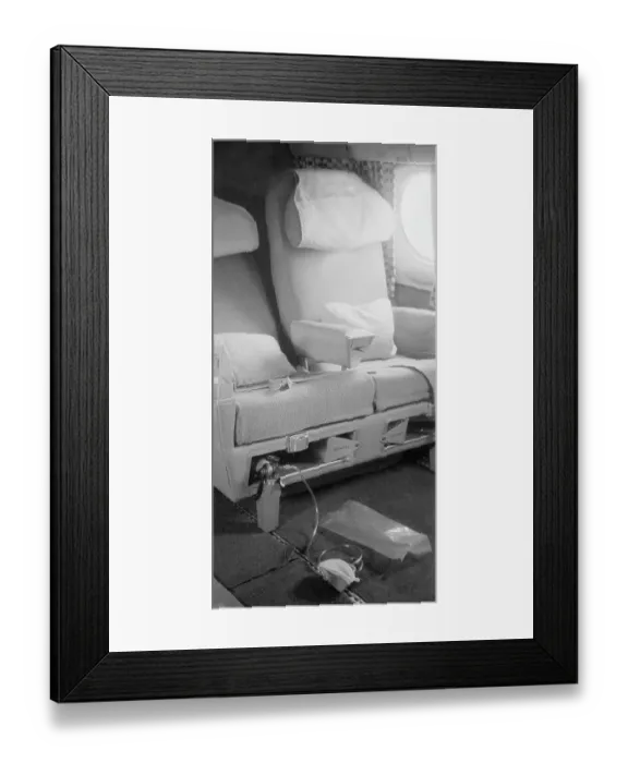 Framed Print : Safety: Oxygen Masks 1958 Framed Print : Safety: Oxygen Masks 1958