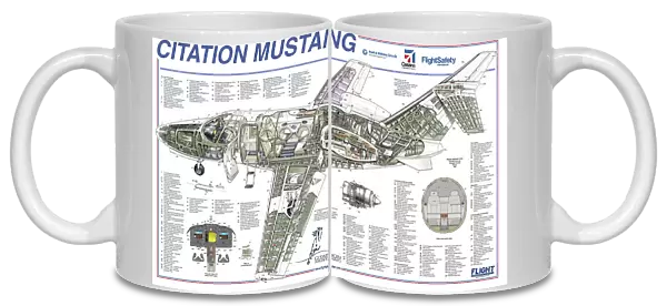 Cessna Mustang Cutaway Poster