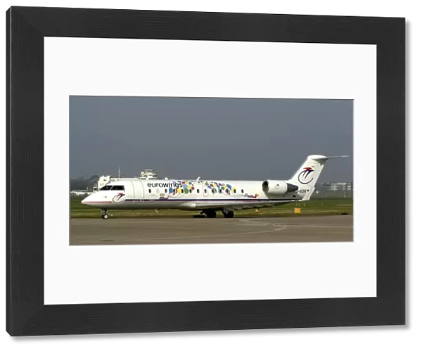Bombardier CRJ200 Eurowings at Birmingham Airport UK