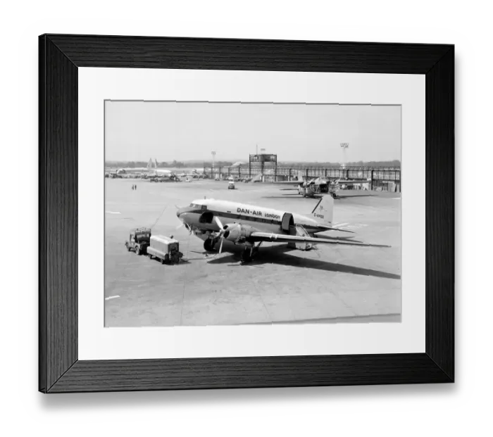 Framed Print : Douglas DC3 Dan Air