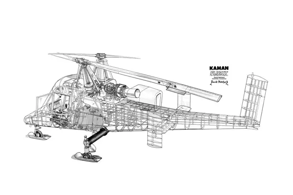 Kaman K-Max Cutaway Drawing