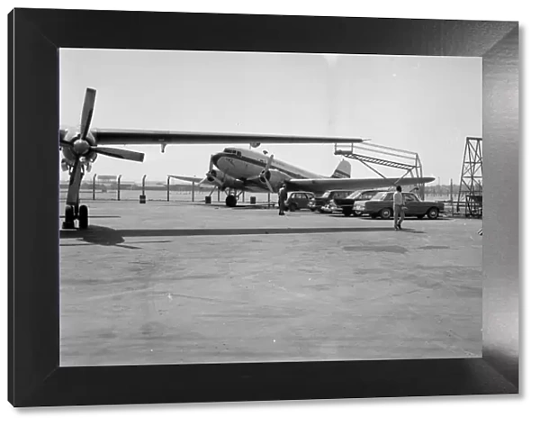 Gulf Aviation DC3 at Bahrain 1972 (c) Flight The Flight Collection 020 8652 8888