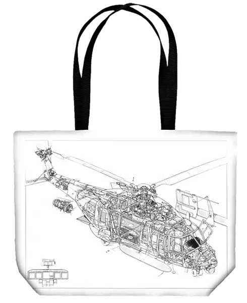 NH90 Cutaway Drawing