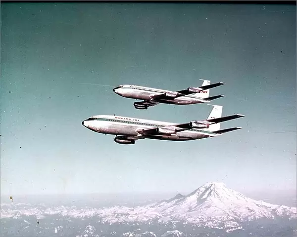he Boeing 707 is an American four-engine commercial passenger jet airliner developed by Boeing in the early 1950s