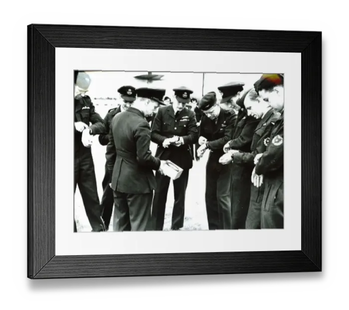 : Airforce officers synchronise the time on their watches : Airforce officers synchronise the time on their watches