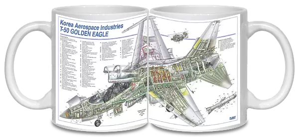 Korea Aerospace T-50 Cutaway Poster