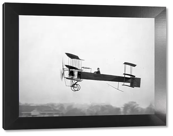 Mr A. V. Roe piloting his Avro Triplane