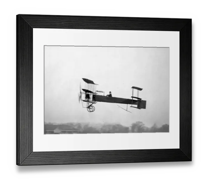 Framed Print : Mr A. V. Roe piloting his Avro Triplane Framed Print : Mr A. V. Roe piloting his Avro Triplane