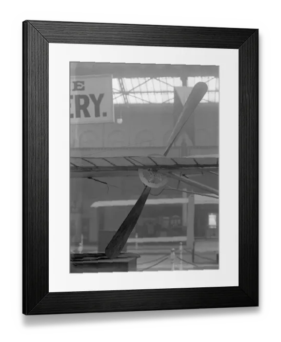 Framed Print : Two propellers of the single-seat tailless Weiss pusher monoplane Framed Print : Two propellers of the single-seat tailless Weiss pusher monoplane