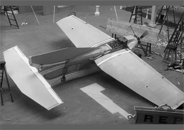 The R. E. P. monoplane on display at the 1909 Olympia Aero Show