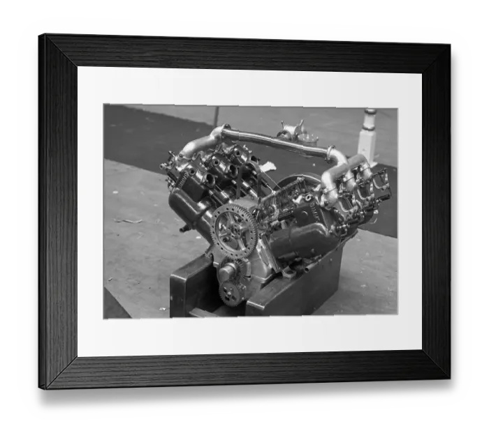 Framed Print : Simms Aero Motor