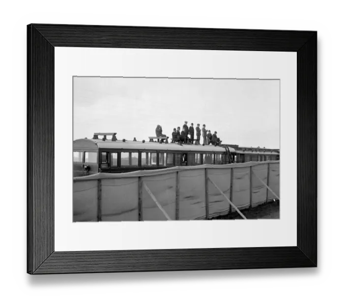 Framed Print : Crowds around the venue for the Flying Meeting Framed Print : Crowds around the venue for the Flying Meeting