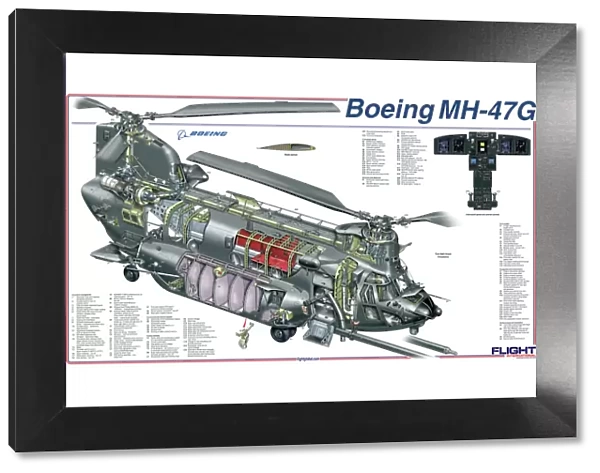 Boeing MH-47G Cutaway Poster