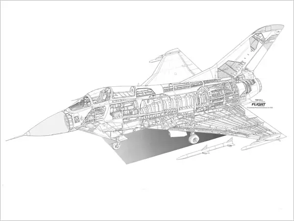 British Aerospace EAP Cutaway Drawing